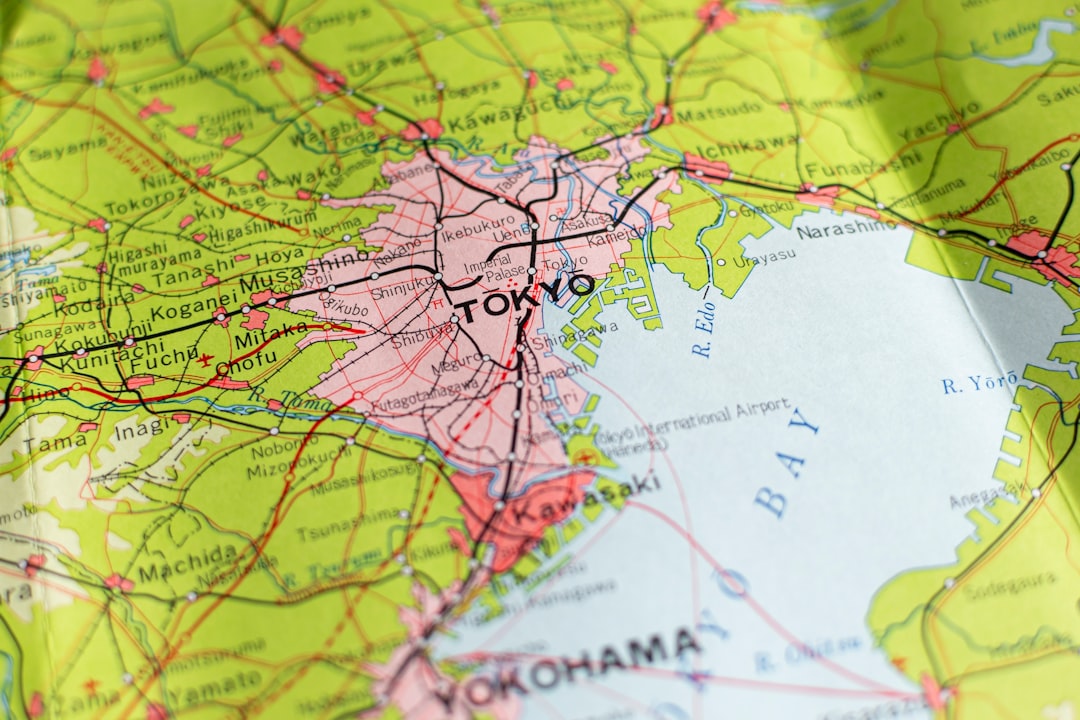 mapa mostrando localização e região de atendimento